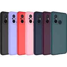 Xiaomi Uyumlu Redmi 12c Kılıf Zore İçi Kadife Mat Lansman Kapak
