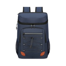 Lemestar Outdoor Piknik Çanta Isı Saklama Çift Katlı Aluminyum Folyo Soğukluk Sıcaklık Koruyucu Su Geçirmez Outdoor Aktivite Çanta Mavi Mavi