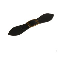 12.5 Cm Metal Toka Deri Geçiş Düğmesi Ceket Ceket Duffle Dikiş Aksesuarları Siyah