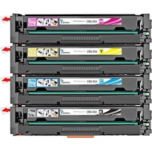 Canon I-Sensys Mf641Cw Crg054 Cmyk 4 Renk Uyumlu Toner Seti