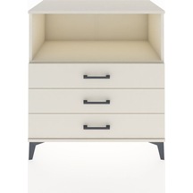 Hyperion Şifonyer Tek Raflı 3 Çekmeceli 88x44x96 Aytaşı-aytaşı Aytaşı