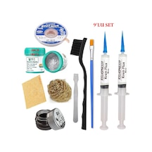 Best Krem Lehim 183 C 50gr Havya Uc Temizleyici Flux Lehim Toplama Cp-3015 Lehim Emme Teli Spatula Seti05