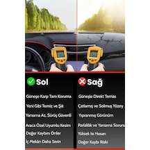 Peugeot 301 2012+ Uzun Kasa Uyumlu Torpido Örtüsü Çatlama Ve Isıya Karşı Tam Koruma T85 Torpido Halısı