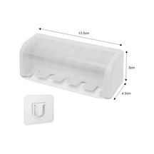 Wholesale11 Banyo Duvara Monte Diş Fırçası Tutucu Kapaklı 5 Beyaz