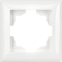 Günsan Elektrik Günsan Tekli Çerceve Visage Serisi Beyaz // Günsan // Visage // Çerceve