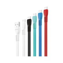 Fitplus Flat Fs-401 Micro Usb Data/Şarj Kablosu 2.4A 1Mt (521341424)