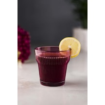 Akrilik Mürdüm Tekli Kısa Bardak & Su Meşrubat Kahve Yanı Bardağı 300 Ml Cam Değildir Sarı