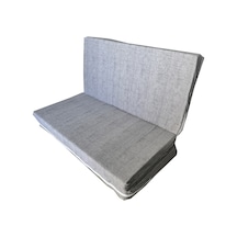 Çift Kişilik Sünger Yatak Katlanır Minder Yatak 120x195x8 Cm-gri-katlanır Yer Yatağı