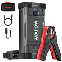 Avapow A28 23800mAh 3000A Zorla Çalıştırma (Bitmiş Aküyü Çalıştıran) Jump Starter Akü Takviye Kiti