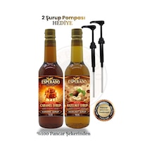 Premıum Karamel - Fındık Aromalı Kahve Şurubu 750 Ml X 2 Adet Diğer