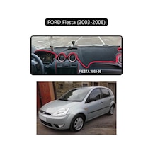 Ford Fiesta 2003-2008 Torpido Koruma Halısı Siyah Kenar