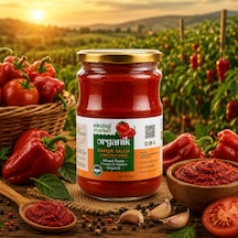 Organik Glutensiz Domates-biber Salçası Karışık 650 Gr.