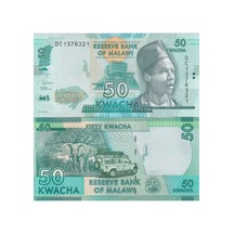 Malawi 2020 Yılı 50 Kwacha Yabancı Kağıt Para Çil Unc Koleksiyon Para