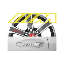 B Mw M Kapı Kolu Sticker Yapıştırma 8Adet