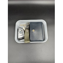 Modern Anahtar Ve Cüzdan Masaüstü Organizer, Düzenleyici Gri