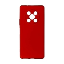 Zore Huawei Nova Y90 Kılıf Nvth Biye Silikon - Kırmızı