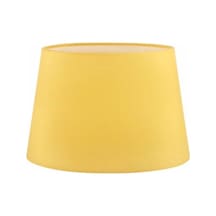 Kumaş Sarı Abajur Başlığı Çap 35 Cm Konik A867 Sarı