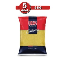Oba Tel Şehriye Makarna 5 Kg X 5 Adet Toplu Kullanım Paketi