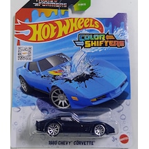Bhr15 1980chevy Corvette Renk Değiştiren Araba 1:64 Ölçek Metal Model