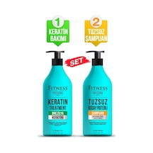 Fitness Professional Saç Düzleştirici Keratin + Tuzsuz Şampuan Seti