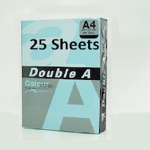 Double A Renkli Fotokopi Kağıdı 25 Li A4 80 Gr Pastel Okyanus Mavisi