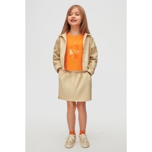 Nk Kids Kız Çocuk Brush Ceket 38514 Vizon