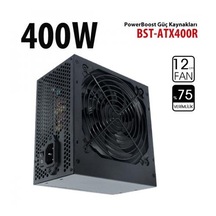Powerboost BST-ATX400R 400 W Güç Kaynağı Siyah