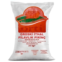 Orti Groski İthal Pilavlık Pirinç 25 KG