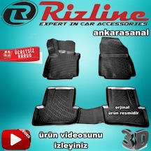 Rizline Renault Clio 4 3D Paspas Havuzlu Siyah Hb 2012-2020 Arası N11.34117