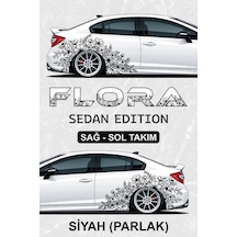 Flora Sedan Edıtıon Sticker Kaplama Siyahparlak - 864812113