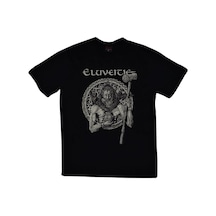 Stoned&Fame Eluveitie Baskılı T-shirt SIYAH Siyah