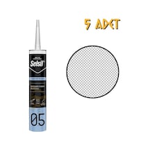 Selsil Mutfak Banyo Duşakabin Silikonu Şeffaf 280 Ml. - 5 Adet