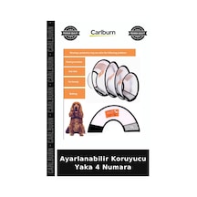 Özel Üretim Kedi Köpek Yakalığı Plastik Boyunluk Ayarlanabilir Koruyucu Yaka 4 Numara