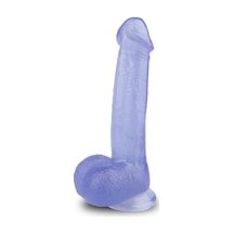 20 Cm Mor Renkli Dildo