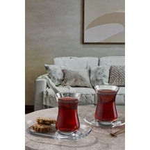 4 Adet Paşabahçe Aida Çay Seti 2'li 160cc Çok Renkli
