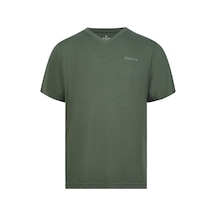 2as Victor Erkek Viloft V Yaka T-shirt Haki Haki