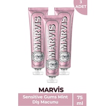 Marvis Sensitive Gums Mint Diş Macunu 3 x 75 ML