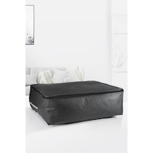 3'lü Set 53x44x20 Cm Home Organizer Çekyat & Baza Altı Düzenleyici Hurç Siyah Tela 53 X 44 Siyah Tr Diğer