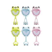 Sones S8 2 Adet Çocuk Karikatür Hayvan Manuel U Şeklinde Silikon Diş Fırçası 2-12 Yaş Arası Pembe Kurbağa Sones S8 2 Adet Çocuk Karikatür Hayvan Manuel U Şeklinde Silikon Diş Fırçası 2-12 Yaş Arası Pembe Kurbağa