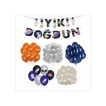 Uzay Temalı Balon+banner Seti 2