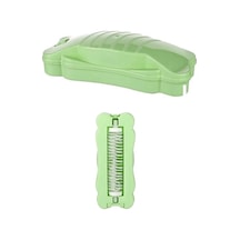 Hubrendy Tedarik Kelebek Tasarımlı Tek Fırçalı Gırgır 17x7x4 Cm Yeşil Diğer