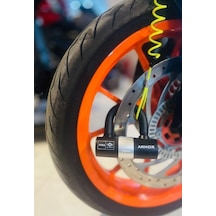 Armor 781 Mv Motosiklet Disk Kilidi U- Bar Kelepçeli Çelik Kilit 12x11 Cm Boy 16mm Çap