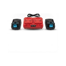 21v 1.5 Ah Çift Bataryalı Şarj Cihazlı Set Şarjlı Budama Makası Ve Matkap Uyumlu - 908264785