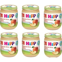Hipp Organik Elma Püresi 4+ Ay Kavanoz Maması 6 x 125 G