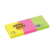 Kraf Yapışkanlı Not Kağıdı 38X51 Neon 3 Lü Paket