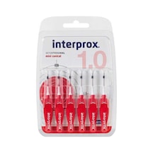 Interprox Interproximal Mini Conical 1.0mm Arayüz Fırçası 6 Adet KIRMIZI