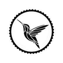 Kuş Tasarım 1,model Sticker 10 X 10 Cm