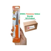 Sürbisa 61004 Sebze Bıçağı Turuncu 1 Koli 12 Adet Çok Renkli