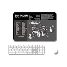 2 Adet Isı Transferli Kaymaz Tek Taraflı Ofis Oyun Mouse Pad 5mm Sps-sigp229