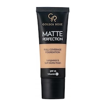 Golden Rose Matte Perfection Foundation - Natural 07 - Yoğun Kapatıcı Mat Fondöten Sku: Zeus8690010451835 0